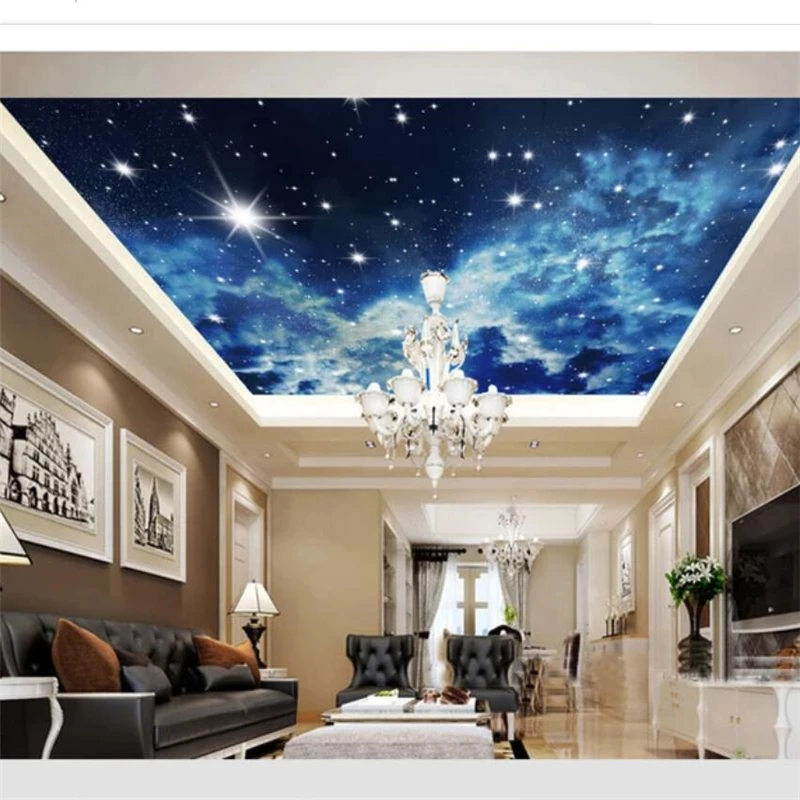 beibehang Custom wallpaper 3d photo mural modern three-dimensional star ceiling mural living room wallpaper ceiling painting
beibehang Custom wallpaper 3d photo mural modern three-dimensional star ceiling mural living room wallpaper ceiling painting