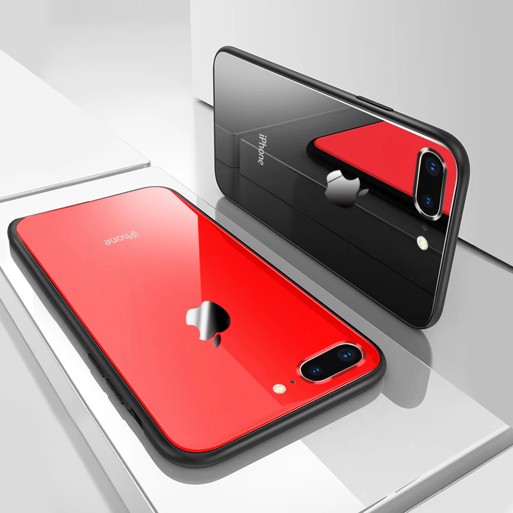 For iphone XS Max X 8 7 7 Plus Case Tempered Glass Back Cover Soft TPU Edge Shockproof Coque For Apple iphone 6 6S Plus Funda
For iphone XS Max X 8 7 7 Plus Case Tempered Glass Back Cover Soft TPU Edge Shockproof Coque For Apple iphone 6 6S Plus Funda