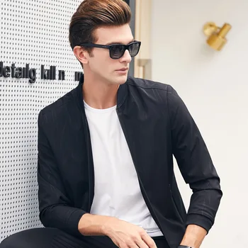 New arrival autumn winter long sleeve slim fit print fashion Korean style business casual jacket men plus size XXXL homme coats
New arrival autumn winter long sleeve slim fit print fashion Korean style business casual jacket men plus size XXXL homme coats