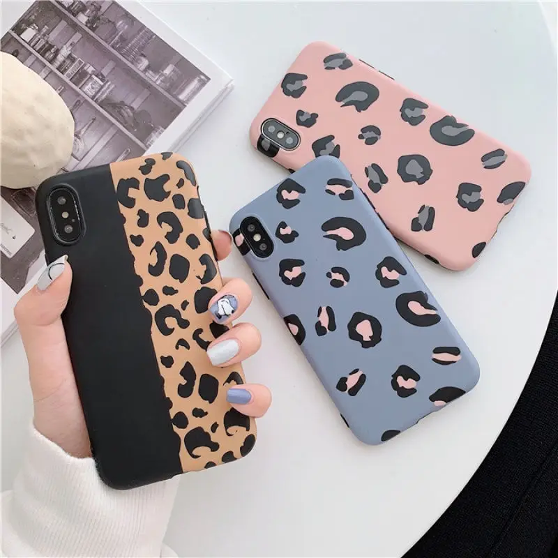 Fashion Colorful Leopard Print Phone Case For iphone X XS XR XS Max 6 6S Plus 7 8 Plus splice Soft TPU Back Cover Capa
Fashion Colorful Leopard Print Phone Case For iphone X XS XR XS Max 6 6S Plus 7 8 Plus splice Soft TPU Back Cover Capa
