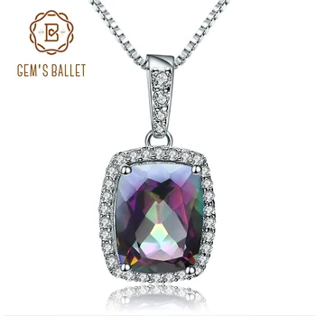 Gem's Ballet 3.66Ct Natural Rainbow Mystic Quartz 925 Sterling Silver Solitaire Necklaces & Pendants For Women Fine Jewelry
Gem's Ballet 3.66Ct Natural Rainbow Mystic Quartz 925 Sterling Silver Solitaire Necklaces & Pendants For Women Fine Jewelry