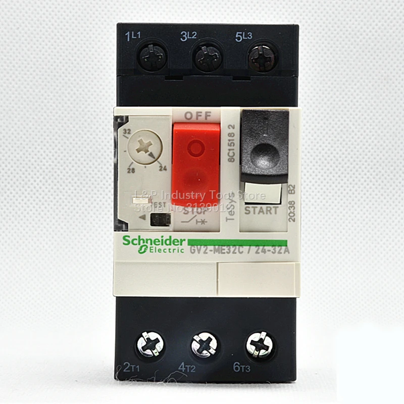 New Original Schneider GV2-ME32C Motor Protection Circuit Breaker GV2ME32C 24-32A Push Button 3P Thermal Magnetic Type
New Original Schneider GV2-ME32C Motor Protection Circuit Breaker GV2ME32C 24-32A Push Button 3P Thermal Magnetic Type