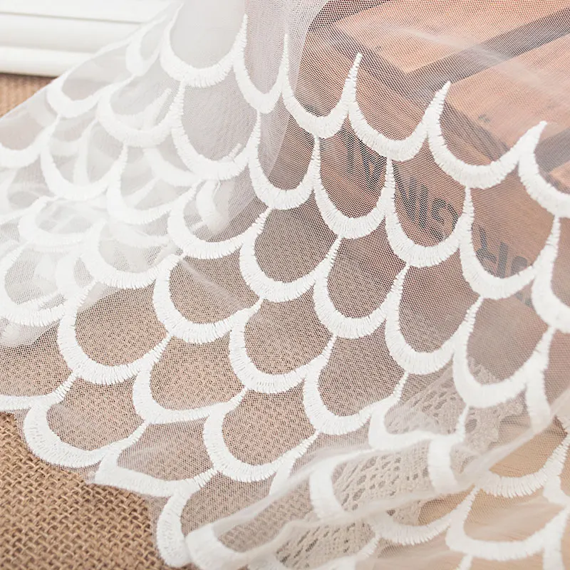 Free shipping 24cm wide 5 yards/lot White Embroidered Tulle Lace Trim fabric for dress -ZQ
Free shipping 24cm wide 5 yards/lot White Embroidered Tulle Lace Trim fabric for dress -ZQ