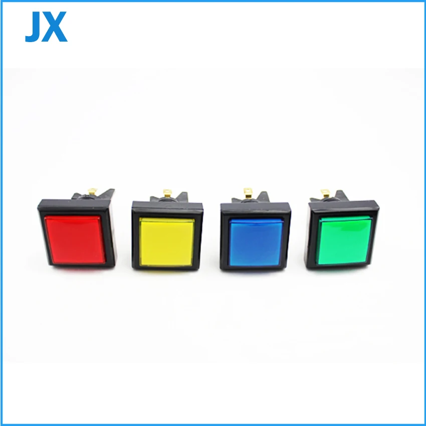 10pcs 33mm Arcade Video Game Red/yellow/blue/green Square Push Button Switch LED Illuminated microswitch button
10pcs 33mm Arcade Video Game Red/yellow/blue/green Square Push Button Switch LED Illuminated microswitch button