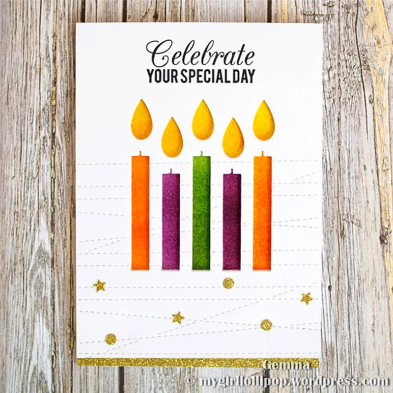 InLoveArts 15pcs Happy Birthday Candles Metal Cutting Dies for Scrapbooking Card Album Making DIY Craft Diecut Party Decor
InLoveArts 15pcs Happy Birthday Candles Metal Cutting Dies for Scrapbooking Card Album Making DIY Craft Diecut Party Decor