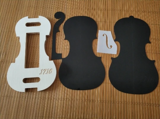 1 set 4/4 violin neck / F hole templet and Mold/Mold templet violin making tools
1 set 4/4 violin neck / F hole templet and Mold/Mold templet violin making tools