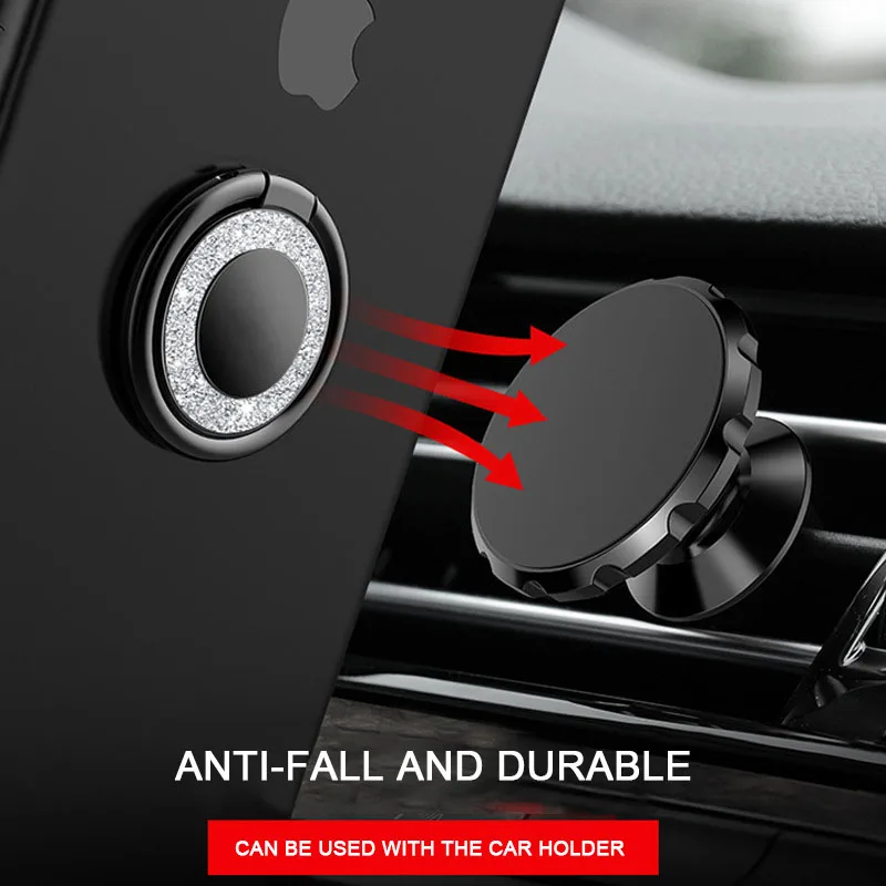 IMIDO Magnetic Round Phone Holder for iphone xiaomi Universal Mobile Phone Ring Stand Rhinestone Zinc Alloy Finger Ring Holder
IMIDO Magnetic Round Phone Holder for iphone xiaomi Universal Mobile Phone Ring Stand Rhinestone Zinc Alloy Finger Ring Holder