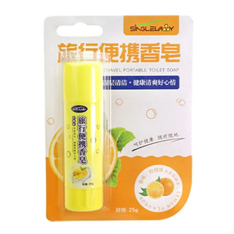 Portable Soap Hand Washing Body Care Antibacterial Lemon Aroma Creative Glue Stick Shaped Outdoor Travel Camping
Portable Soap Hand Washing Body Care Antibacterial Lemon Aroma Creative Glue Stick Shaped Outdoor Travel Camping