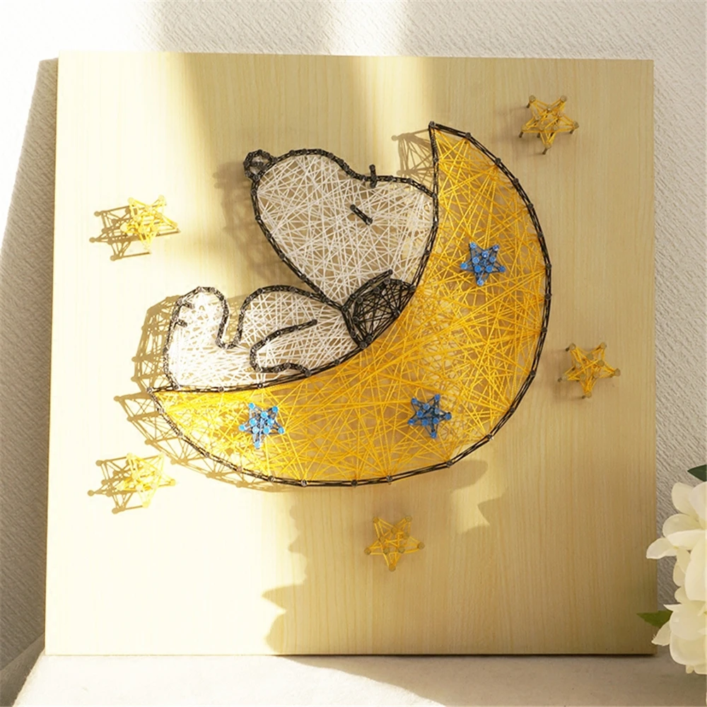 Creativity gifts Catoon string art lovely dog children bedroom decorative painting diy kit handmade winding painting kid's craft
Creativity gifts Catoon string art lovely dog children bedroom decorative painting diy kit handmade winding painting kid's craft