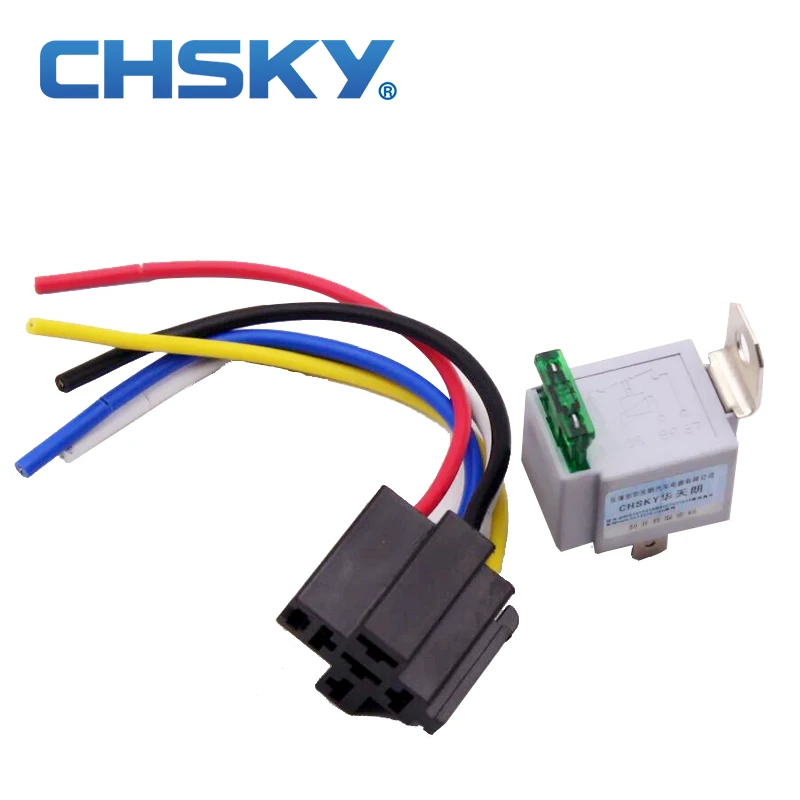CHSKY 1 Piece Top Quality Car Relay 12v 30a 4pins automotive fuse relay With 4pin Plastic Relay Socket high quality auto relay
CHSKY 1 Piece Top Quality Car Relay 12v 30a 4pins automotive fuse relay With 4pin Plastic Relay Socket high quality auto relay