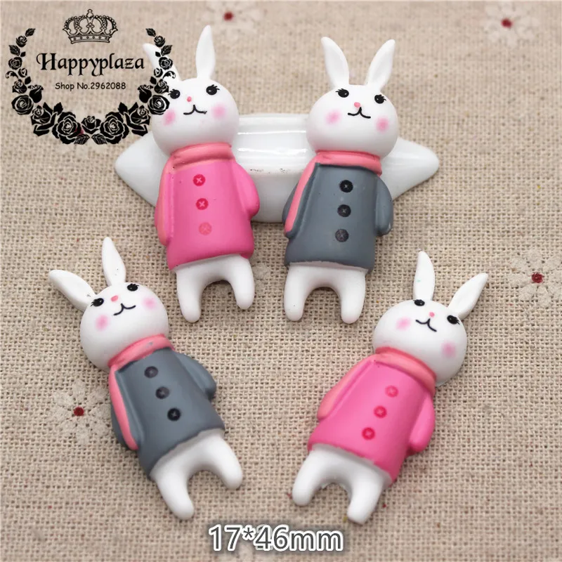 10pcs Cute Cartoon Rabbit Flatback Cabochon Miniature Art Supply DIY Craft Scrapbooking,17*46mm
10pcs Cute Cartoon Rabbit Flatback Cabochon Miniature Art Supply DIY Craft Scrapbooking,17*46mm