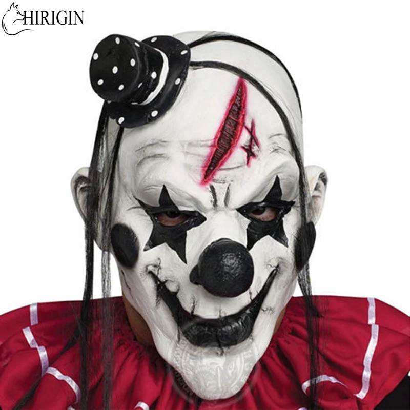Xmas Gifts Clown Mask Adult Latex White Hair Halloween Mask Clown Evil Killer Horrible Mask
Xmas Gifts Clown Mask Adult Latex White Hair Halloween Mask Clown Evil Killer Horrible Mask