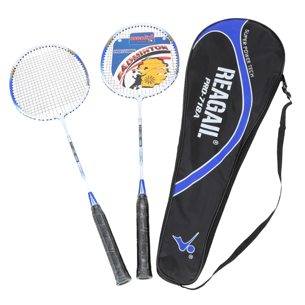 2Pcs Training Badminton Racket Racquet with Carry Bag Sport Equipment for Durable Lightweight Aluminium Alloy
2Pcs Training Badminton Racket Racquet with Carry Bag Sport Equipment for Durable Lightweight Aluminium Alloy