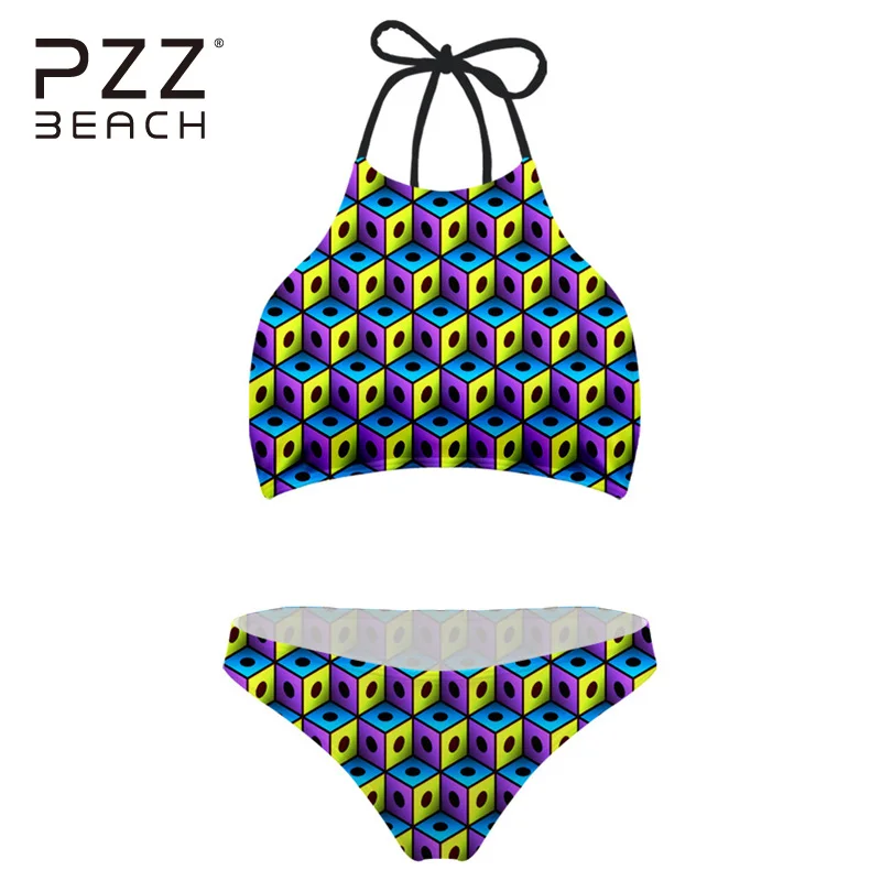 Bikinis Sexy Women Swimwear 3D Print Halter Swimsuit Low Waist Crop Top Bathing Suits Monokini Bandeau Push Up Beachwear Biquini
Bikinis Sexy Women Swimwear 3D Print Halter Swimsuit Low Waist Crop Top Bathing Suits Monokini Bandeau Push Up Beachwear Biquini