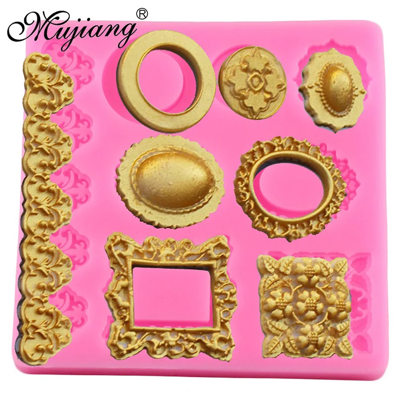Mujiang 3D Gem Jewelry Cupcake Silicone Molds Frame Relief Party Fondant Cake Decorating Tools Chocolate Candy Gumpaste Moulds
Mujiang 3D Gem Jewelry Cupcake Silicone Molds Frame Relief Party Fondant Cake Decorating Tools Chocolate Candy Gumpaste Moulds
