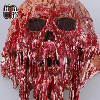 Horror mask, masquerade, Costume Halloween, Halloween, grimace, bloodletting, skull mask, prop props.
Horror mask, masquerade, Costume Halloween, Halloween, grimace, bloodletting, skull mask, prop props.