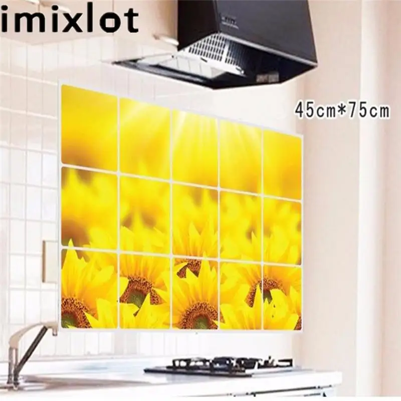 Imixlot Removable DIY Wall Stickers Sunflower Oil-proof Waterproof Wall Kitchen Art Decals Home Decor Wallpaper Decoration
Imixlot Removable DIY Wall Stickers Sunflower Oil-proof Waterproof Wall Kitchen Art Decals Home Decor Wallpaper Decoration