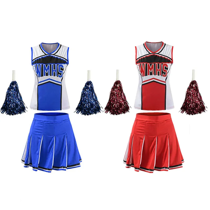 3Pcs High School Cheer Musical Baseball Cheerleader Costumes Outfit Team Dress Dancing Women's Cheerleader Uniforms
3Pcs High School Cheer Musical Baseball Cheerleader Costumes Outfit Team Dress Dancing Women's Cheerleader Uniforms