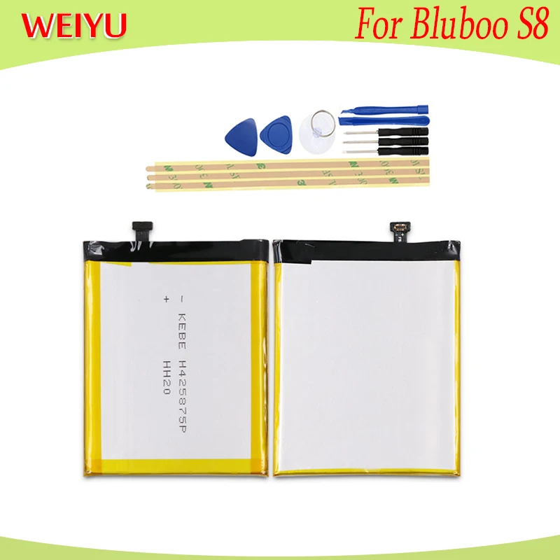 WEIYU 3450mAh For Bluboo S8 battery Good Quality with Tools For Bluboo S8 phone Replacement Batteries
WEIYU 3450mAh For Bluboo S8 battery Good Quality with Tools For Bluboo S8 phone Replacement Batteries