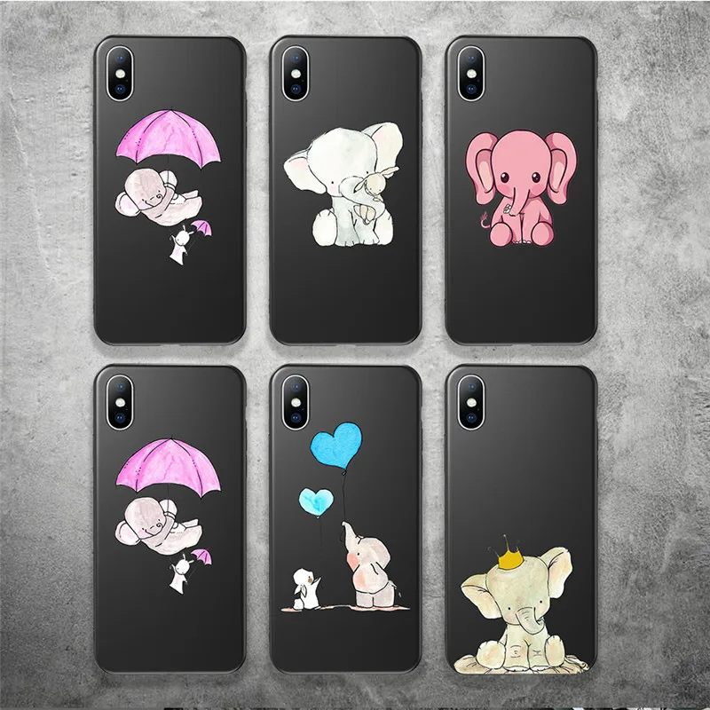 USLION Cartoon Soft Phone Case For iPhone 6 7 6s 8 Plus Cute Rabbit Elephant Back Cover For iPhone X XR XS Max Silicone TPU Case
USLION Cartoon Soft Phone Case For iPhone 6 7 6s 8 Plus Cute Rabbit Elephant Back Cover For iPhone X XR XS Max Silicone TPU Case