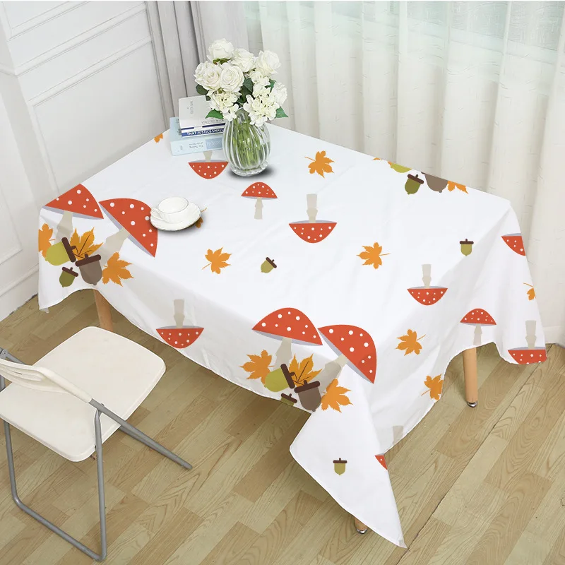 Decorative Table Cloth Rectangular Party Banquet Outdoor Tablecloth Home Decor Table Cover Maple leaf mushroom Pattern MZ0039
Decorative Table Cloth Rectangular Party Banquet Outdoor Tablecloth Home Decor Table Cover Maple leaf mushroom Pattern MZ0039
