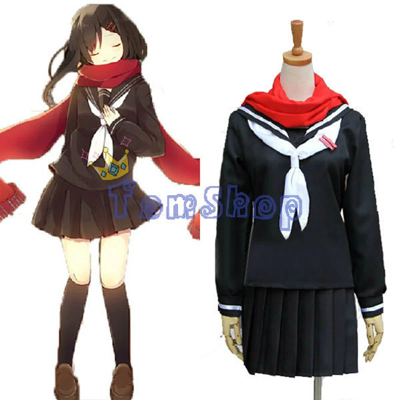 Heat Haze Project (Kagerou Project) TATEYAMA AYANO Cosplay Girls School Sailor Uniform Dress Halloween Costume Free Shipping
Heat Haze Project (Kagerou Project) TATEYAMA AYANO Cosplay Girls School Sailor Uniform Dress Halloween Costume Free Shipping