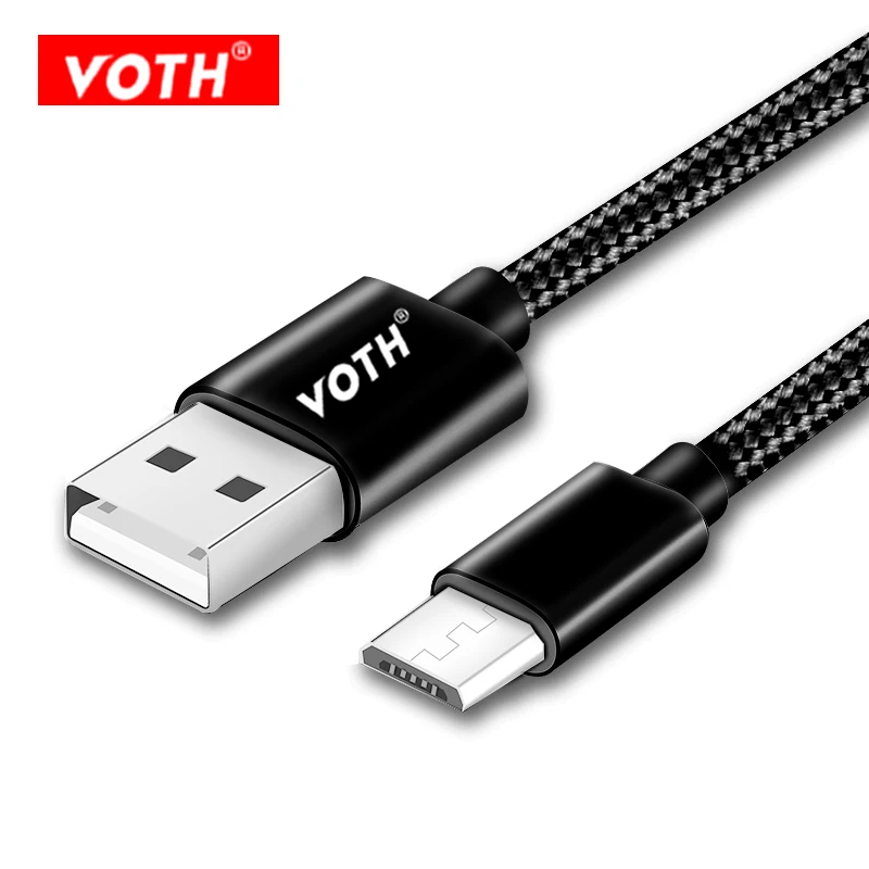 Voth Micro USB Cable 2.4A Fast Charging Data Sync Cord for SAMSUNG Xiaomi LG Tablet 3M 2M 25CM Android Mobile Phone Cables
Voth Micro USB Cable 2.4A Fast Charging Data Sync Cord for SAMSUNG Xiaomi LG Tablet 3M 2M 25CM Android Mobile Phone Cables