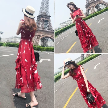 summer lotus leaf collar chiffon dress 2019 new women's high waist petal sleeve stitching print ruffled temperament dress m15
summer lotus leaf collar chiffon dress 2019 new women's high waist petal sleeve stitching print ruffled temperament dress m15