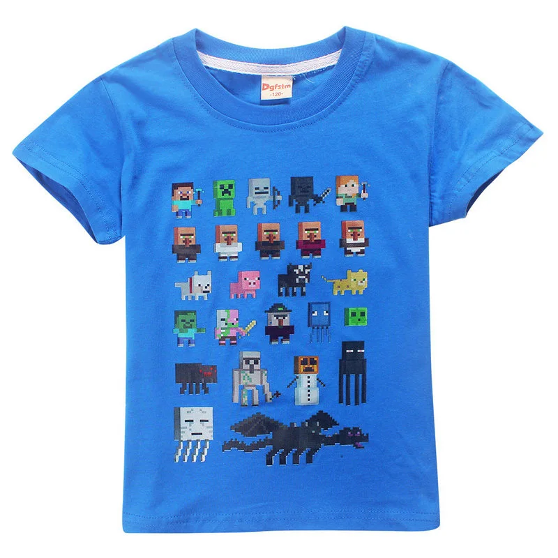 Hot Sale Children Tee Tops Costume Boy 3D Minecraft Printing T-shirt Clothing Girls Short sleeve T Shirt For Kids Summer Clothes
Hot Sale Children Tee Tops Costume Boy 3D Minecraft Printing T-shirt Clothing Girls Short sleeve T Shirt For Kids Summer Clothes
