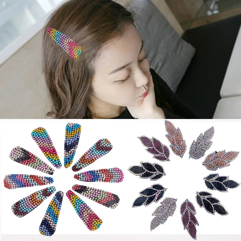 10Pcs/Pack New Fashion Rhinestone Hairpins Bling Headwear Handmade Full Crystal Hair clip Hair Accessories For Women
10Pcs/Pack New Fashion Rhinestone Hairpins Bling Headwear Handmade Full Crystal Hair clip Hair Accessories For Women