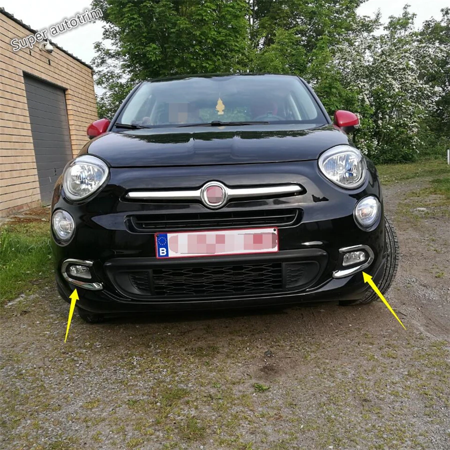 Lapetus Bright Style Front Fog Lights Lamp Eyelid Eyebrow Cover Trim Accessories Exterior Fit For Fiat 500X 2015 2016 2017 2018
Lapetus Bright Style Front Fog Lights Lamp Eyelid Eyebrow Cover Trim Accessories Exterior Fit For Fiat 500X 2015 2016 2017 2018