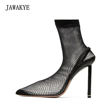 Lighter Inspired super High Heels Elastic Ankle Boots for Women summer sandals air mesh clear pvc Over The Knee sock Shoes Women
Lighter Inspired super High Heels Elastic Ankle Boots for Women summer sandals air mesh clear pvc Over The Knee sock Shoes Women