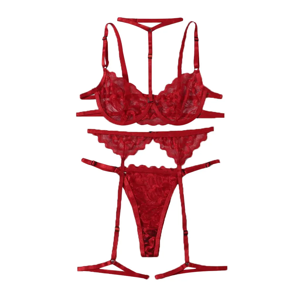 Lingerie Corset Lace Hole Underwire Sexy Sleepwear Bandage Tops Briefs Hollow Out Perspective Intimates Underwear Mujer#Y1
Lingerie Corset Lace Hole Underwire Sexy Sleepwear Bandage Tops Briefs Hollow Out Perspective Intimates Underwear Mujer#Y1
