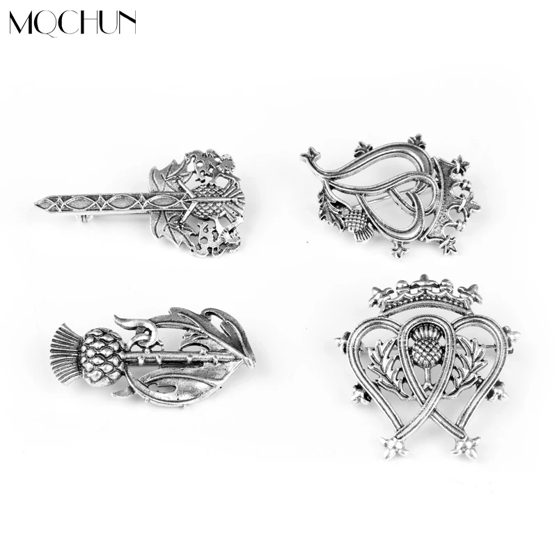MQCHUN Outlander Jewelry Thistle Sword Brooches Pins Knot Scottish Irish Flower Crown Amulet Hollow Brooch For Women Men Gift
MQCHUN Outlander Jewelry Thistle Sword Brooches Pins Knot Scottish Irish Flower Crown Amulet Hollow Brooch For Women Men Gift