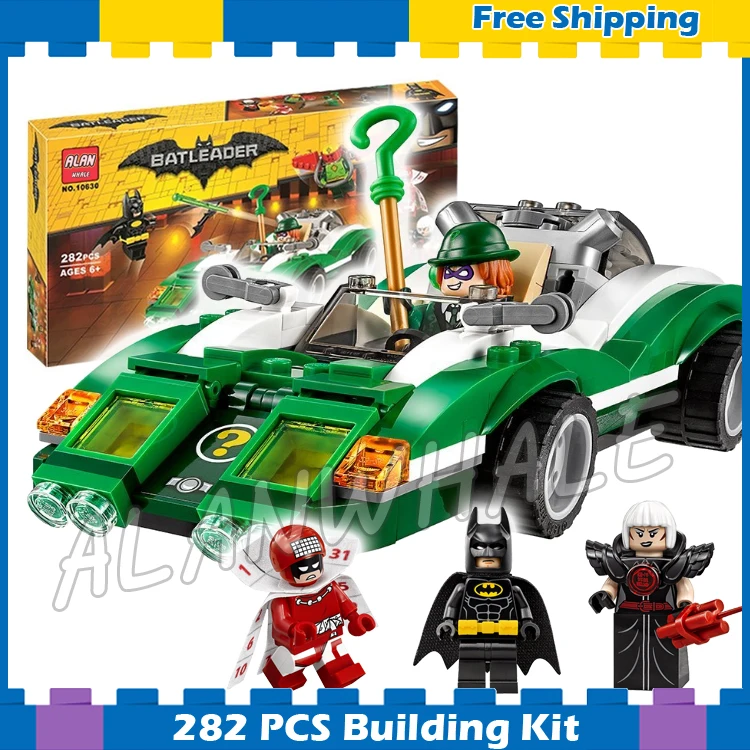 282pcs Super Heroes Batman Movie The Riddler Riddle Racer 16030 Model Building Blocks Assemble Gifts Sets Compatible with Lego
282pcs Super Heroes Batman Movie The Riddler Riddle Racer 16030 Model Building Blocks Assemble Gifts Sets Compatible with Lego