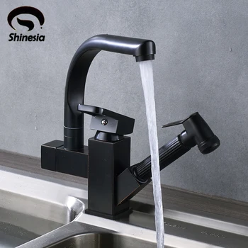 Oil Rubbed Bronze Spring Kitchen Faucet Swivel Spout Pull Out Kitchen Sink Mixer Tap Deck Mounted
Oil Rubbed Bronze Spring Kitchen Faucet Swivel Spout Pull Out Kitchen Sink Mixer Tap Deck Mounted