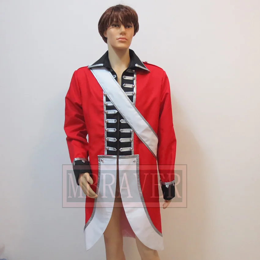 Axis Powers British War of independence Red military uniform cosplay costume Custom Made
Axis Powers British War of independence Red military uniform cosplay costume Custom Made
