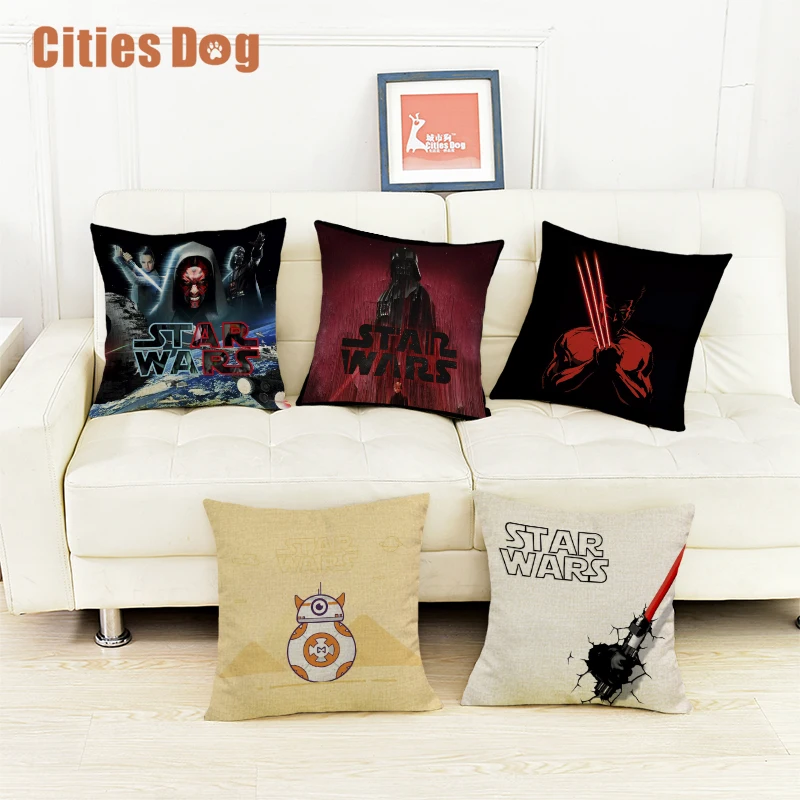 Star Wars Cushion cover almofada Decorative Pillows coussin para el hogar decoracion linen animal throw Car Pillow cover
Star Wars Cushion cover almofada Decorative Pillows coussin para el hogar decoracion linen animal throw Car Pillow cover
