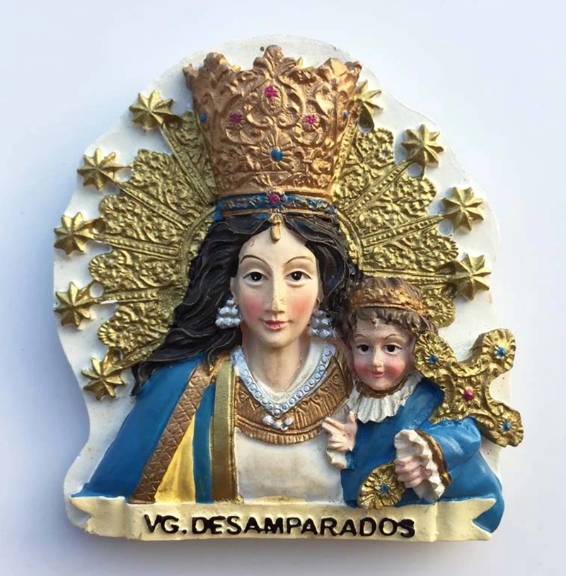 New Virgin Mary, Farias, Valencia, Spain 3D Fridge Magnets Tourism Souvenirs Refrigerator Magnetic Stickers Gift
New Virgin Mary, Farias, Valencia, Spain 3D Fridge Magnets Tourism Souvenirs Refrigerator Magnetic Stickers Gift