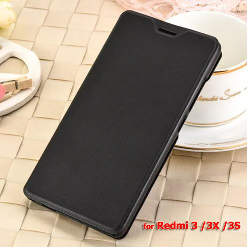 Кожаный Flip Case Для Ксиаоми Редми 3s