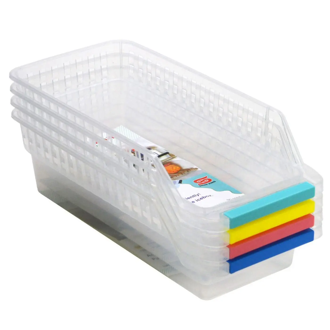 Refrigerator Durable Storage Organizer Fruit Handled Kitchen Collecting Box Basket Rack Stand Basket Container (4Pcs)
Refrigerator Durable Storage Organizer Fruit Handled Kitchen Collecting Box Basket Rack Stand Basket Container (4Pcs)