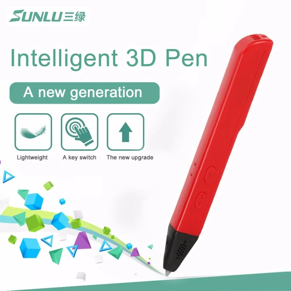 SUNLU SL-400A 3D Printing Pen Creative Doodling Drawing Pen Rechargeable Printer For Kids/Adults+Printing supplies
SUNLU SL-400A 3D Printing Pen Creative Doodling Drawing Pen Rechargeable Printer For Kids/Adults+Printing supplies