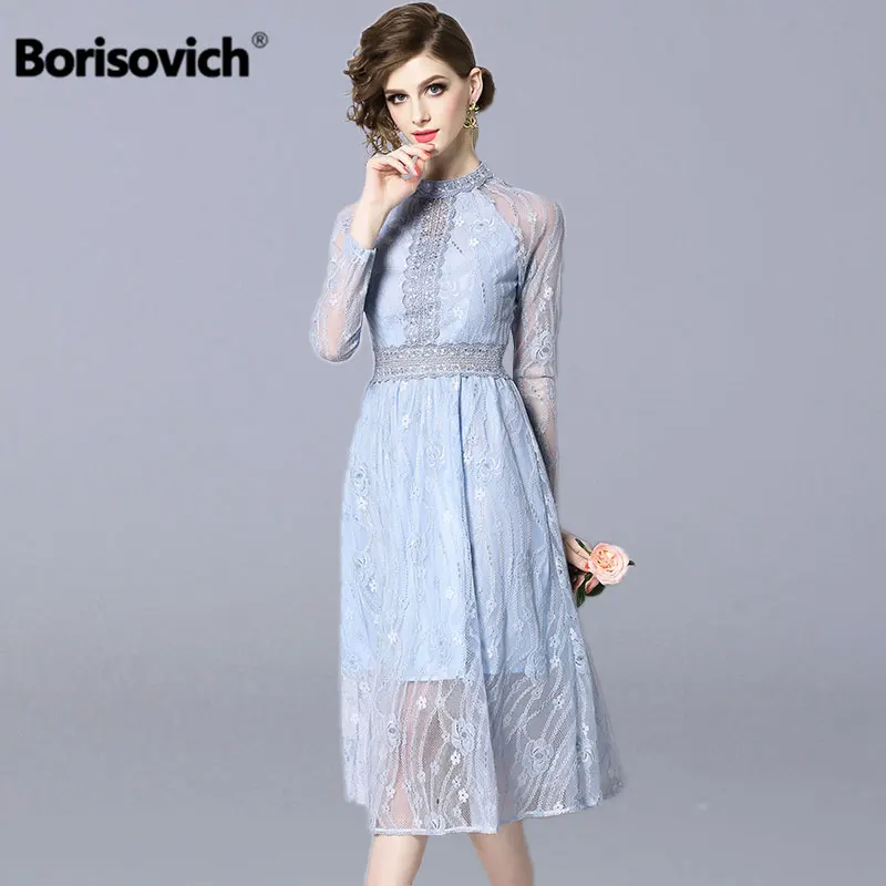 Borisovich Luxury Ladies Elegant Party Dresses New Brand 2019 Spring Fashion Hollow Out A-line Women Casual Lace Long Dress N966
Borisovich Luxury Ladies Elegant Party Dresses New Brand 2019 Spring Fashion Hollow Out A-line Women Casual Lace Long Dress N966