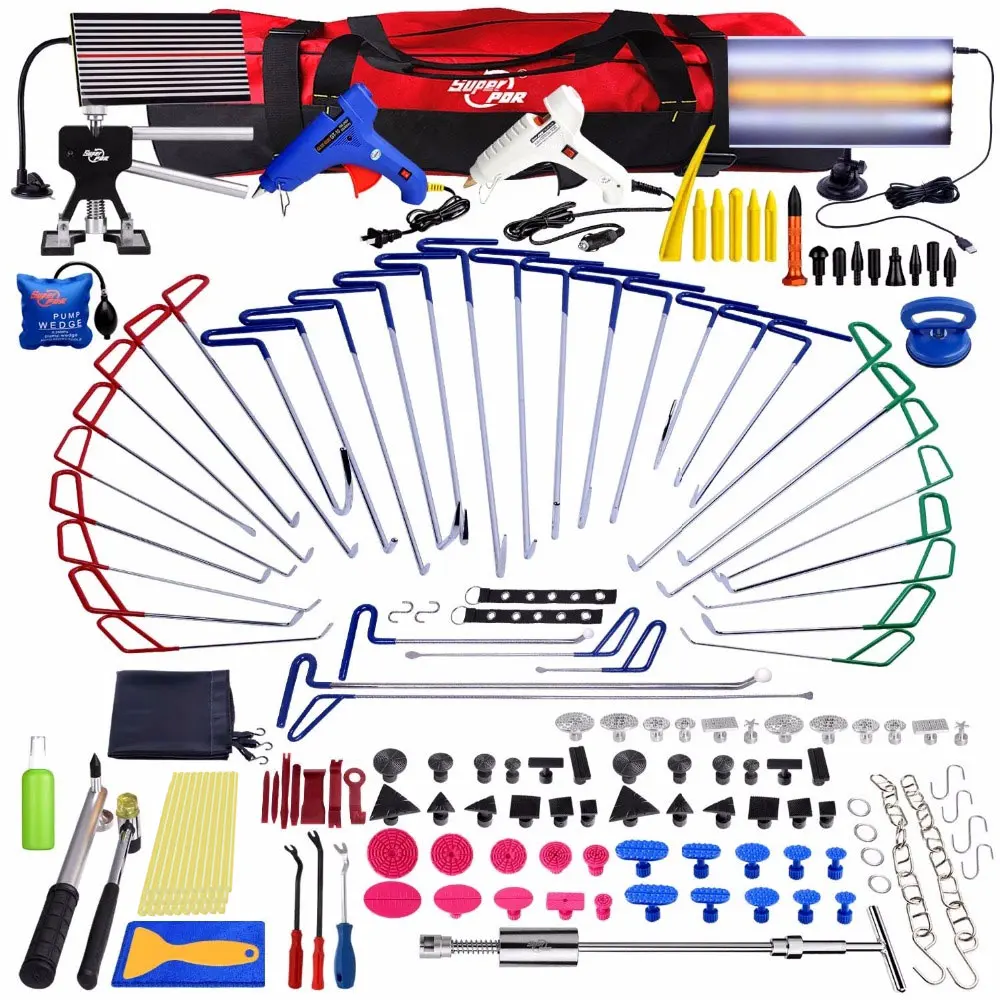 PDR Tools New Quality Hooks Rods Paintless Dent Removal Car Repair Kit PDR Hook Rod Crowbar Auto Tools Door Dent Hail Removal
PDR Tools New Quality Hooks Rods Paintless Dent Removal Car Repair Kit PDR Hook Rod Crowbar Auto Tools Door Dent Hail Removal