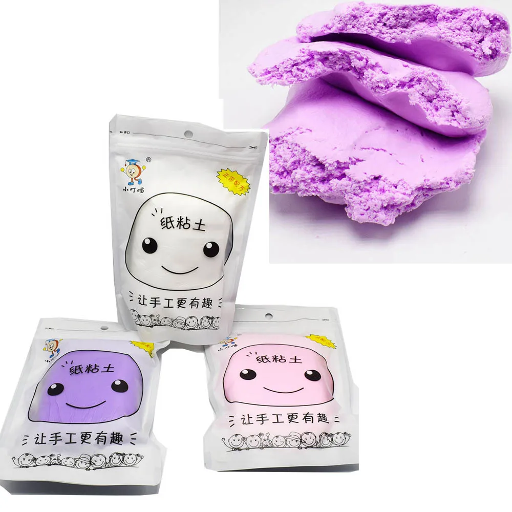 100g Kids DIY Slime Paper Clay Enough Large Volume Soft Paper Clay Plasticine Drawing Slime Polymer Toys for Children Girls Gift
100g Kids DIY Slime Paper Clay Enough Large Volume Soft Paper Clay Plasticine Drawing Slime Polymer Toys for Children Girls Gift