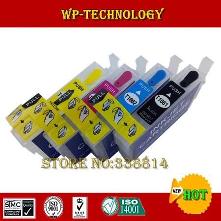 Empty Refill cartridge suit for T1661 - T1664, suit for Epson ME10 ME101, with ARC Chips
Empty Refill cartridge suit for T1661 - T1664, suit for Epson ME10 ME101, with ARC Chips