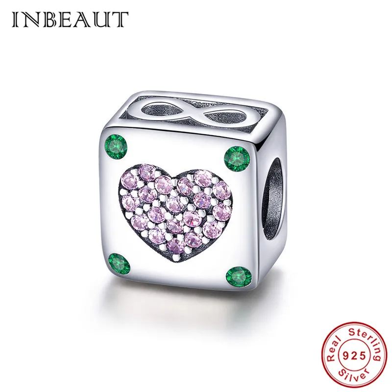 INBEAUT 100% Real 925 Sterling Silver Purple CZ Heart Carved Forever Love Square Gift Box Charm Beads fit Pandora Bracelet DIY
INBEAUT 100% Real 925 Sterling Silver Purple CZ Heart Carved Forever Love Square Gift Box Charm Beads fit Pandora Bracelet DIY