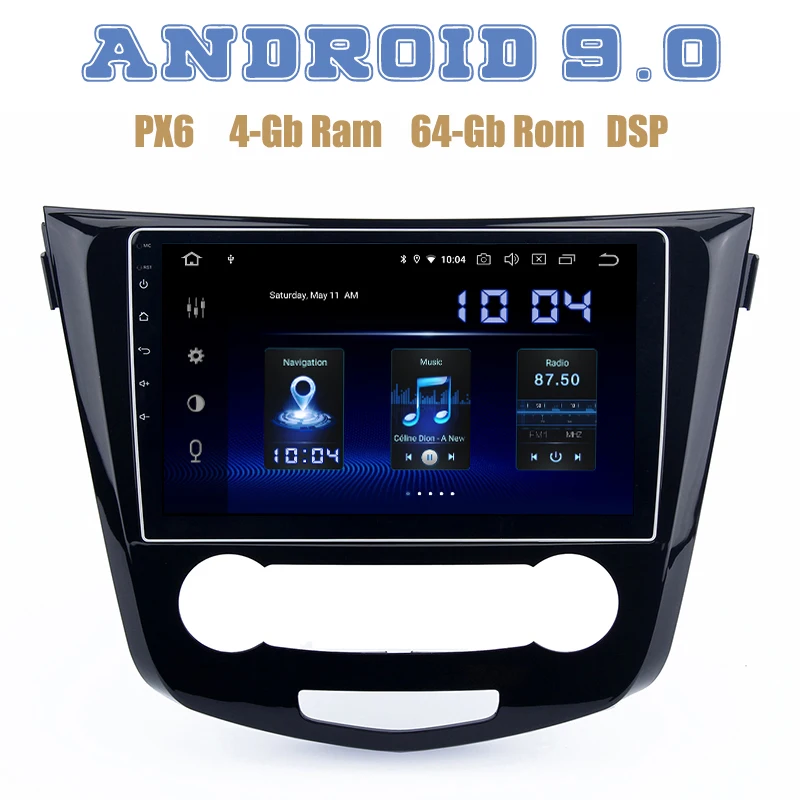 PX6 Android 9.0 Car GPS Radio Player for nissan X-trail Qashqai 2014-2018 with 4+64GB DSP IPS Auto Stereo Multimedia Headunit
PX6 Android 9.0 Car GPS Radio Player for nissan X-trail Qashqai 2014-2018 with 4+64GB DSP IPS Auto Stereo Multimedia Headunit