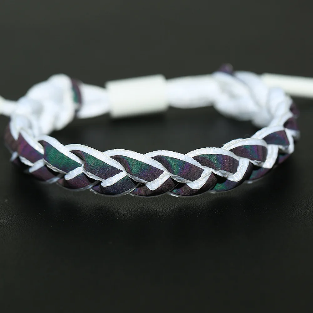 2pcs/lot Men Women Adjustable Lion Head Braided Bracelet Holographic Reflective Shoelace Hand Strap
2pcs/lot Men Women Adjustable Lion Head Braided Bracelet Holographic Reflective Shoelace Hand Strap