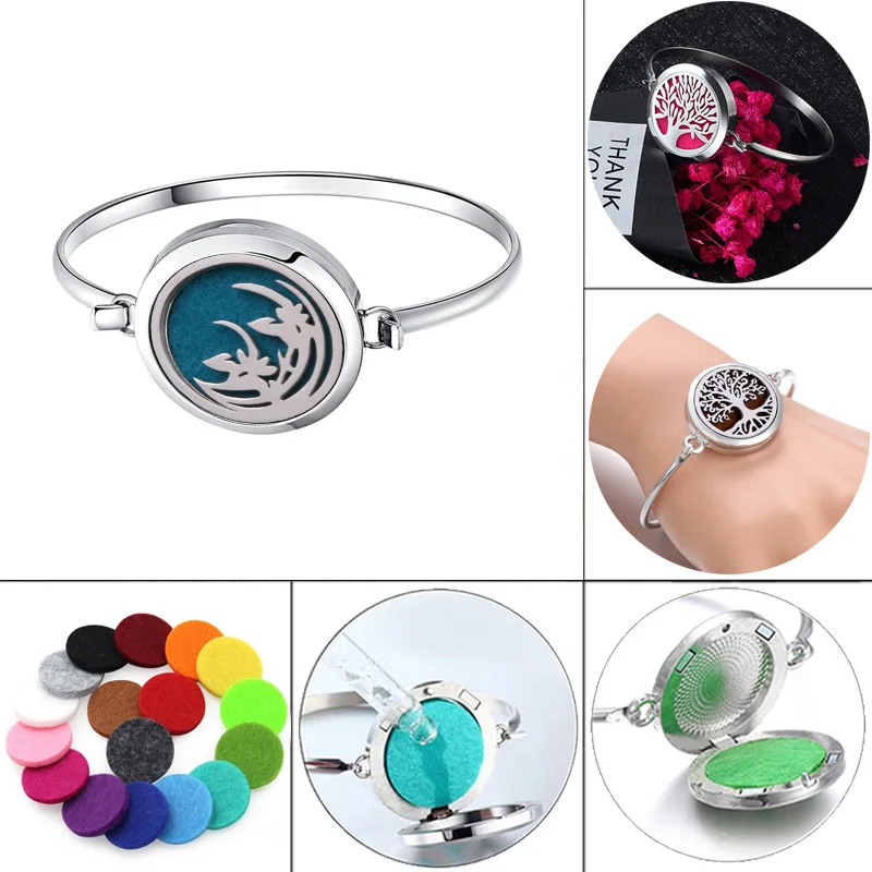 Unknown pattern Perfume Bracelet Essential Oil Diffuser Aromatherapy Locket Bracelet Tree 316L Stainless Steel Diffuser Bracelet
Unknown pattern Perfume Bracelet Essential Oil Diffuser Aromatherapy Locket Bracelet Tree 316L Stainless Steel Diffuser Bracelet